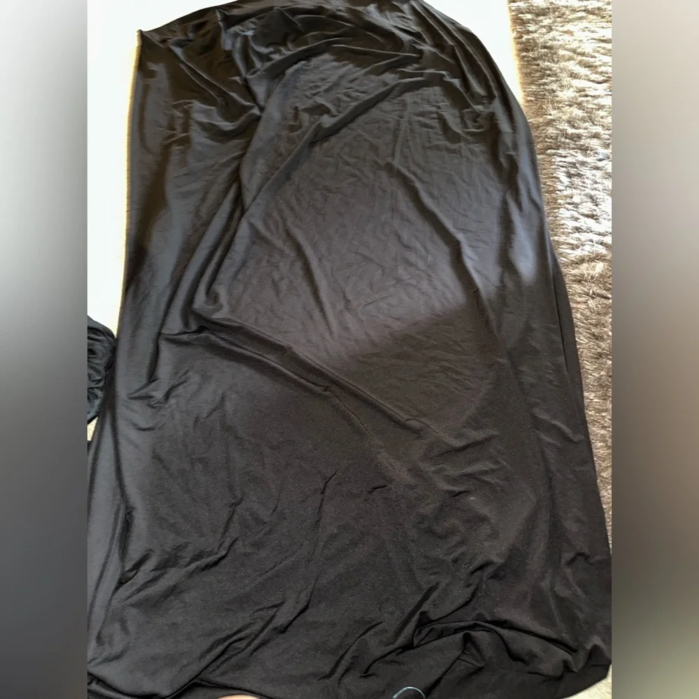 Black table cover